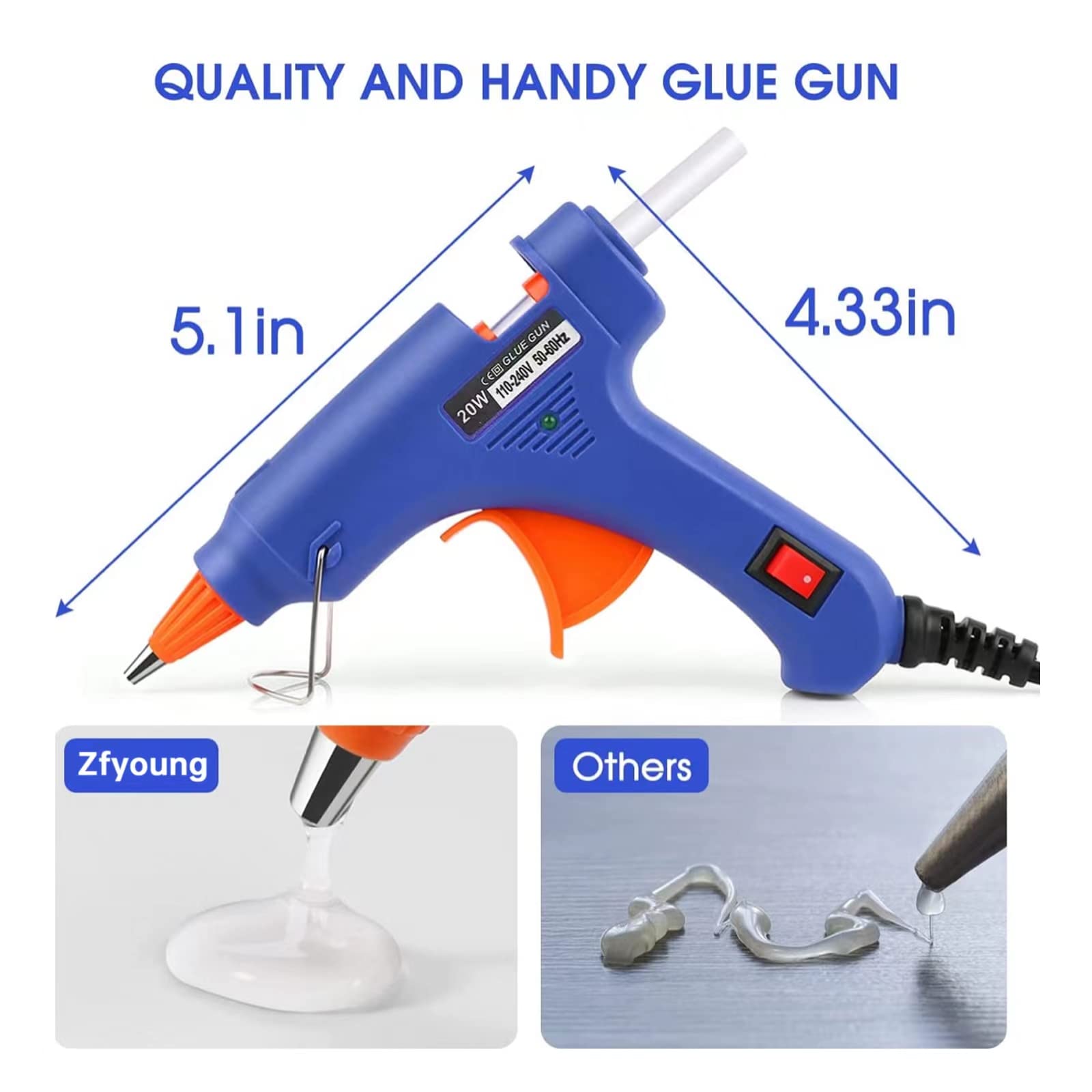 Heat Gun Small - 20W 핫멜트 글루건 DIY 미니 가정용