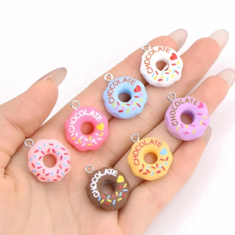 Resin Crafts Diy - 귀여운 3D 빵 모양 도넛 레진