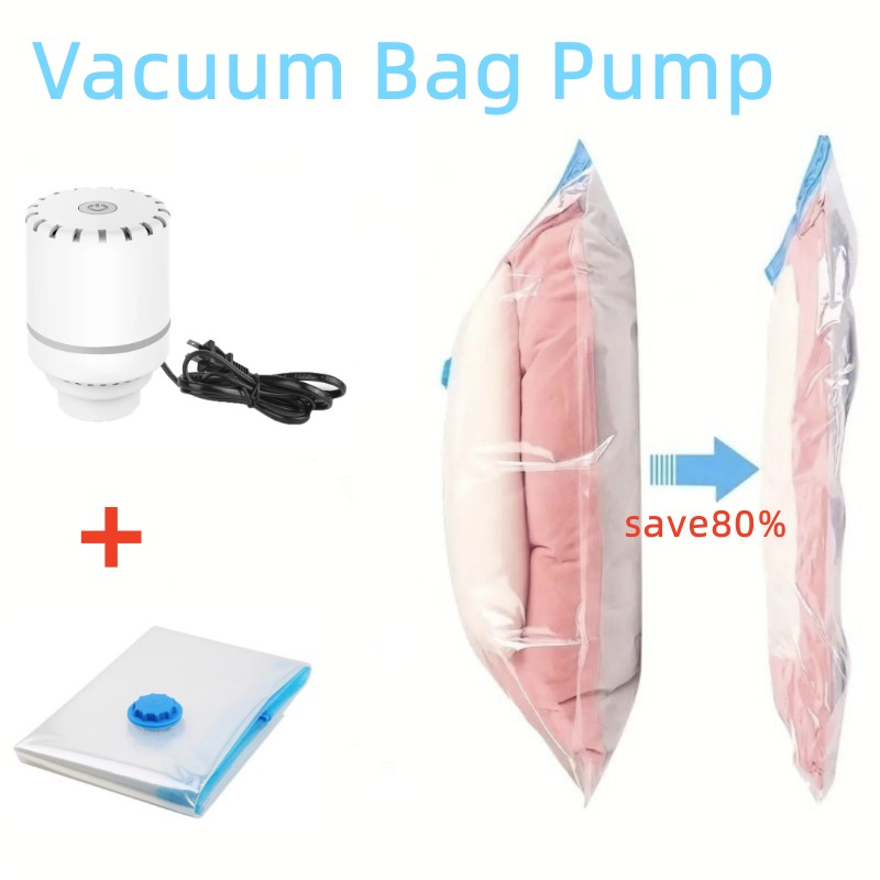 Vacuum Chamber Small - 접이식 압축 가방 전기 펌프 여행