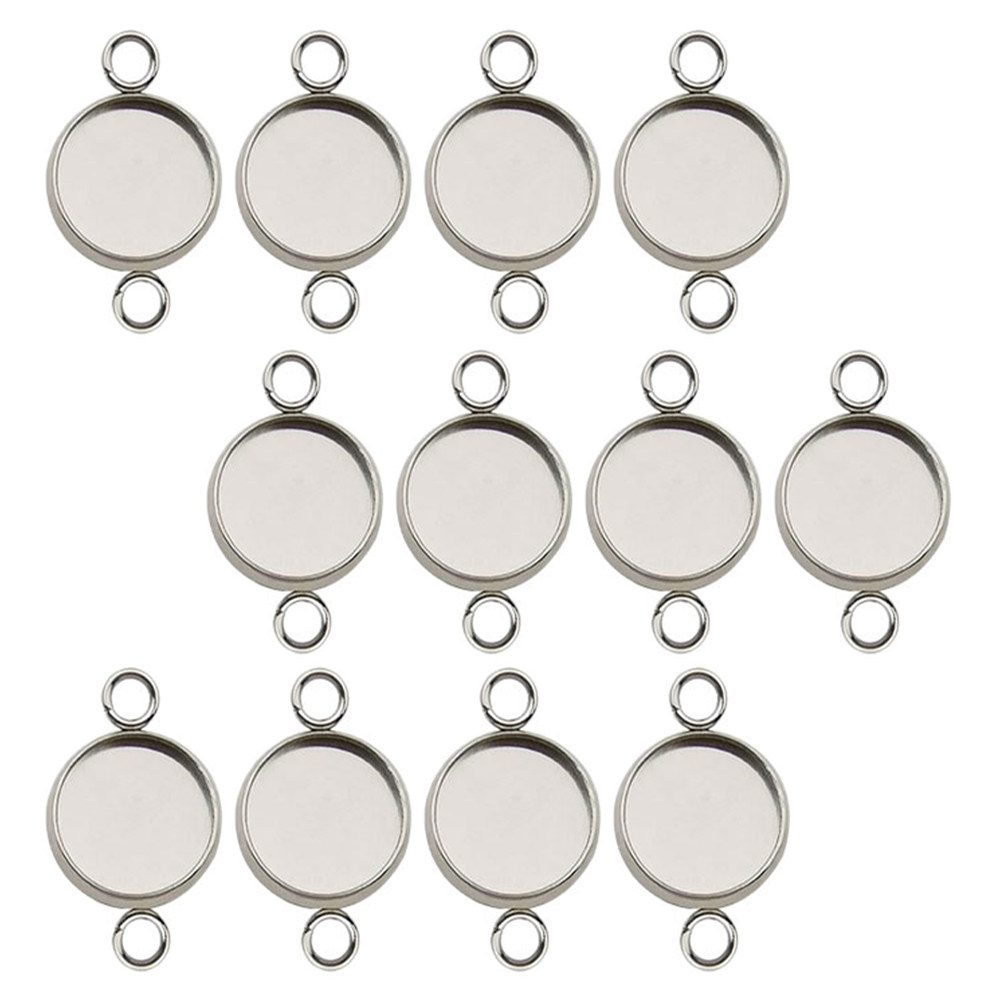 20개입 팔찌용 카보숑 연결 부품, 베젤 트레이, DI - Bezels Set Pendant 리뷰 및 가격