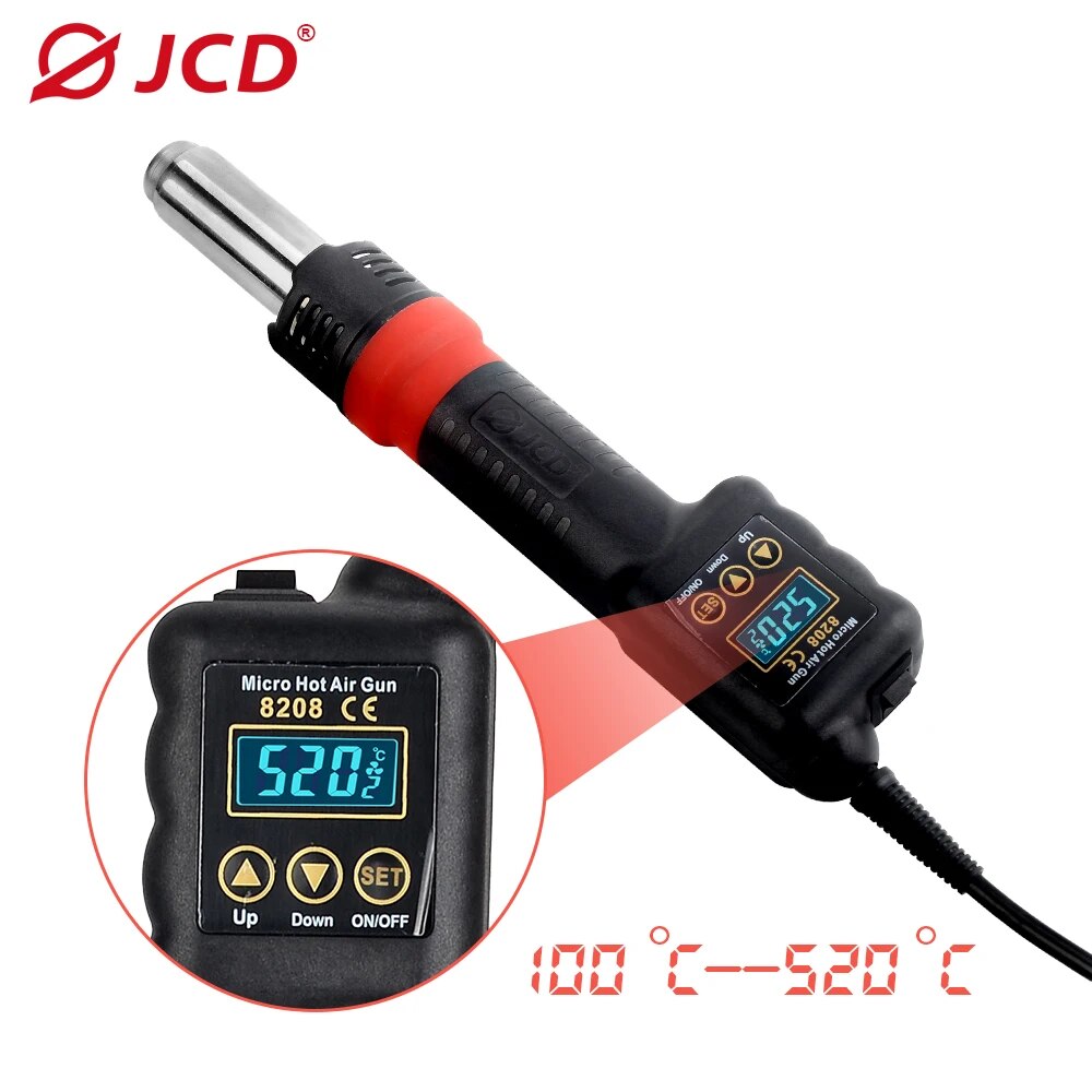 JCD 마이크로 핫 에어 건 8208, 납땜 용접 재작 - Heat Gun Small 리뷰 및 가격
