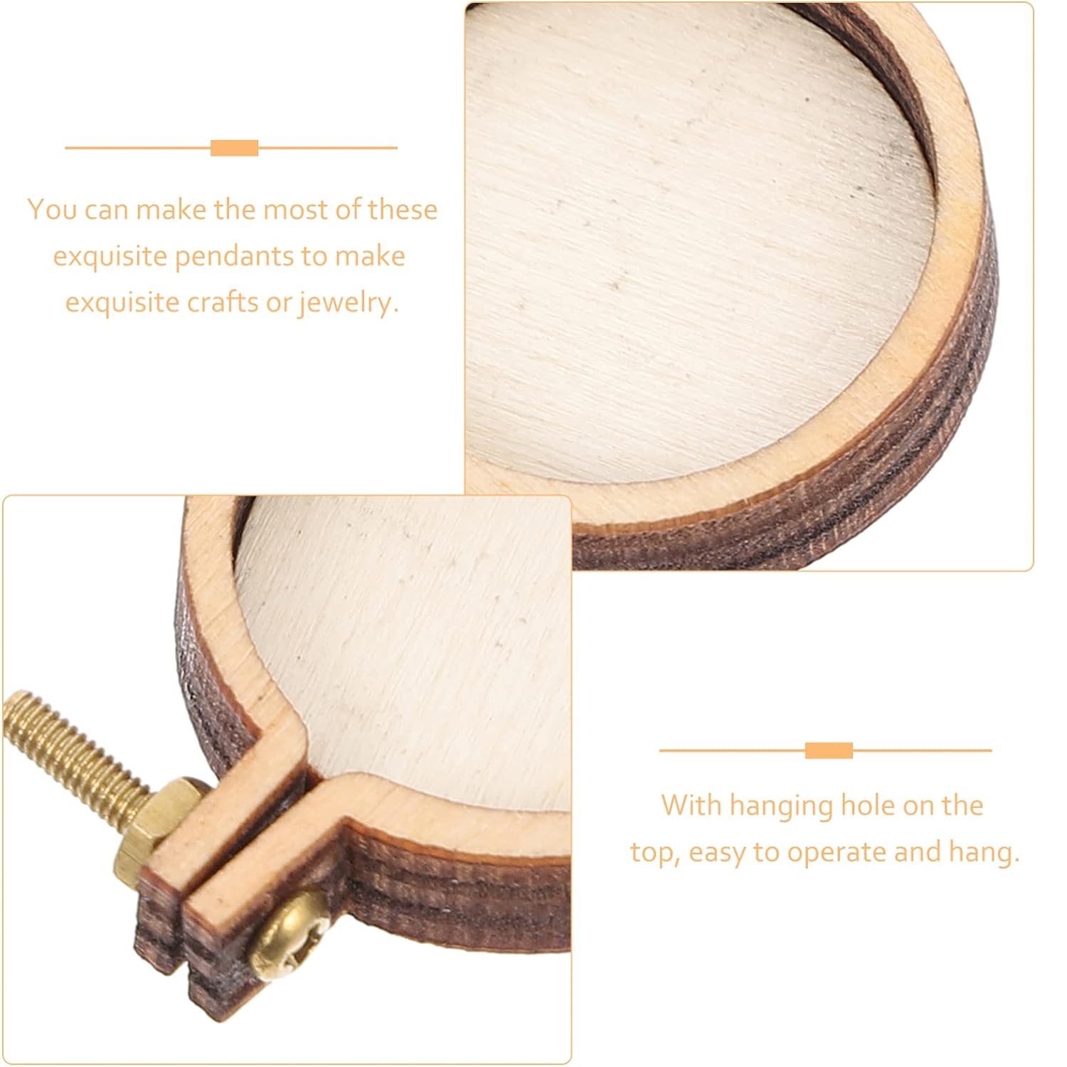10PCS 미니 자 수 후프 나무 반지 라운드 교차 스 - Wood Ring Blank 리뷰 및 가격