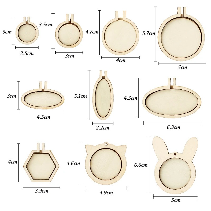 1/3/5pcs DIY 자수 목걸이 펜던트 공예품 공예 - Wood Ring Blank 리뷰 및 가격