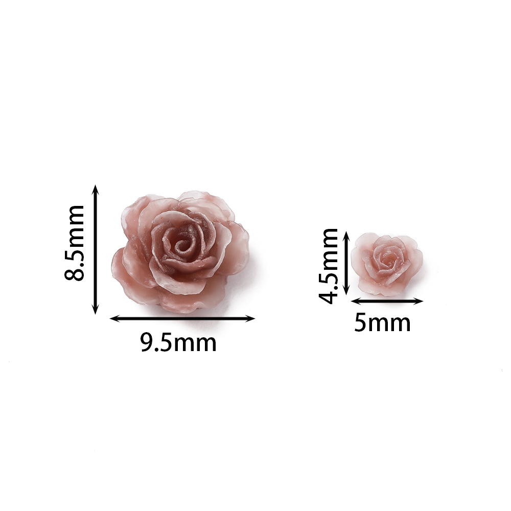 20/50개 무공 레진 꽃 네일 아트 참 플랫백 장식  - Resin Craft Ideas 리뷰 및 가격
